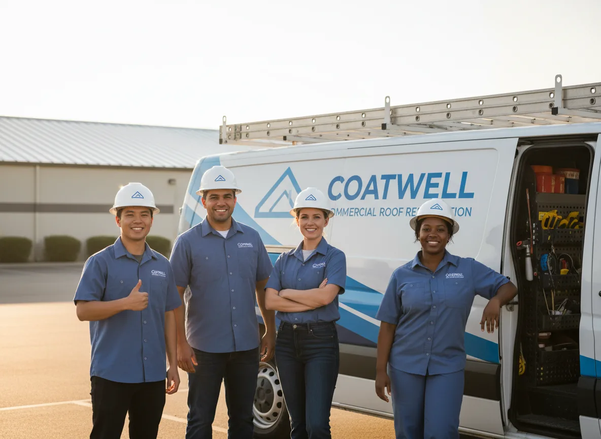 Commercial roof coating company in Glen Wild, NY